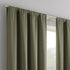 ECLIPSE Kendall Modern Blackout Thermal Rod Pocket Window Curtain for Bedroom or Living Room (1 Panel), 42" x 95", Artichoke