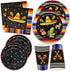 Fiesta Plates and Napkins for 24 Guests for Mexican Mayo Fiestas Dance Pinatas Mexico Taco Party Decorations Supplies 24 9" Dinner Plates 24 7" Dessert Plates 24 9 oz Cups and 50 Luncheon Napkins