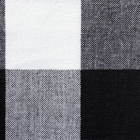 DII Buffalo Check Collection, Classic Farmhouse Tabletop Set, Napkin Set, 20x20, Black & White, 6 Piece