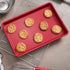 Ultra Cuisine Nonstick Jelly Sheet Pan for Baking - 10x15 inch Red Baking Pan - Easy Clean, Durable, Warp Resistant Cookie Sheet for Roasting & Cooking - Easy Release, Even Baking, Food Safe Coating