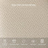 Genina Seat Covers for Dining Room Chair Seat Slipcovers Kitchen Chair Covers (Beige, 4 Pcs)