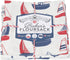 Now Designs Cotton Floursack Kitchen Dish Towels, Set of Three, Ahoy Matey 3 Count