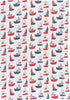 Now Designs Cotton Floursack Kitchen Dish Towels, Set of Three, Ahoy Matey 3 Count