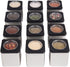 Magnetic Spice Jars- Shake or Pour Containers Attach to Most Refrigerator Doors- Set of 12 Dispensers- Easy Open Window Top Shakers