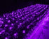 Joomer Purple Christmas Net Lights,12ft x 5ft 360 LED 8 Modes Adapter Bush Lights Connectable Mesh Netting Lights for Christmas Trees, Bushes, Wedding, Garden, Outdoor Decorations,Green Wire
