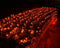 Joomer Orange Christmas Net Lights,12ft x 5ft 360 LED 8 Modes Adapter Bush Lights Connectable Mesh Netting Lights for Christmas Trees, Bushes, Wedding, Garden, Outdoor Decorations,Green Wire