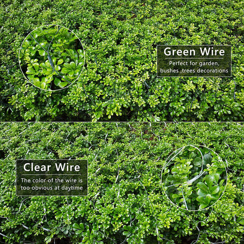 Joomer Orange Christmas Net Lights,12ft x 5ft 360 LED 8 Modes Adapter Bush Lights Connectable Mesh Netting Lights for Christmas Trees, Bushes, Wedding, Garden, Outdoor Decorations,Green Wire