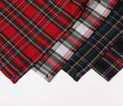 Ruth&Boaz Traditional Scottish Tartan Plaid SquareTablecloth for Famly Dinners & Christmas Parties (Red, 55"X84")