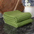 Ritz Royale Collection 100% Combed Terry Cotton, Highly Absorbent, Oversized, Kitchen Towel Set, 28" x 18", 2-Pack, Solid Cactus Green