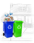 Hefty Recycling Trash Bags, Clear, 30 Gallon, 36 Count