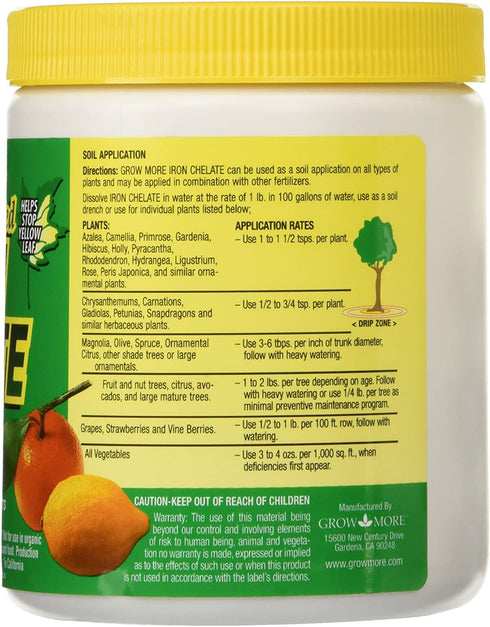 Grow More 7450 8-Ounce Organic Iron Chelate Concentrate