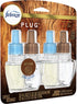 Febreze Plug in Air Fresheners, Wood, Odor Eliminator for Strong Odors, Scented Oil Refill (2 Count)