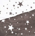 MEJU Star Twinkle 100% Cotton Duvet Cover 43" X 59" + Pillowcase 13" X19" Bedding Set with Zipper Closure for Baby Toddler Boys Girls Crib Bed Decoration Gift (11)
