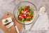 Bovado USA 4 Quart Glass Bowl for Storage, Mixing, Serving - Clear, Dishwasher, Freezer & Oven Safe Premium Quality Glass, Easy-Clean, 4 QT