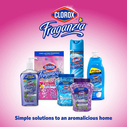 Clorox Fraganzia Air Freshener Crystal Beads Refill Pouch in Morning Sky Scent | Long Lasting Fragrance Value Pack, 30 Ounces Value Pack Air Freshener Refills