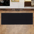 Ottomanson Ottohome Collection Rubberback Solid Design Runner Rug, 2'3" x 6', Black