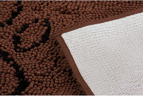 Dog Gone Smart Dirty Dog Doormat Cute Paw Print Ultra Water Absorbent Fast Drying Microfiber Small, Medium, Large and Runner Heavy Non-Skid/Slip Backing Machine Wash, Rain Snow Muddy Wet Shoes & Paws