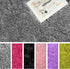 Chicrug Fluffy Round Area Rugs for Girls Bedroom, 4x4 Feet Shaggy Circle Area Rug for Living Room, Soft Fuzzy Carpets for Princess Room, Cute Rug Kids Circular Playmats for Baby Nursery Home, Grey
