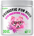 LEGITPET Probiotics for Dogs with Natural Digestive Enzymes + Prebiotics for Allergy & Itch Relief + Coprophagia Treatment & Anti Diarrhea for Dogs