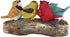 Design Toscano QM223531 Birdy Welcome Sign Garden Bird Statue, Small, Multicolored