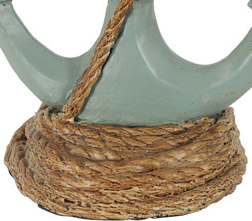 Décor Therapy TL15453 Table Lamp, Antique Iced Blue