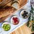 Naturally Chic Palm Leaf Plates - 4 Inch Round - Bamboo Like, Eco Friendly, Disposable, Compostable and Biodegradable Plates for Weddings, Parties and Events