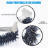 Kona Safe/Clean Nylon Grill Brush and Scraper - Ceramic Infused Bristles, Compatible with Traeger and All Pellet Grills & Smokers - Non Metal Bristle Free Grill Cleaner