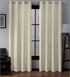 Exclusive Home Curtains EH8092-16-2108G Loha Linen Grommet Top Curtain Panel Pair, 54x108, Ivory, 2 Count
