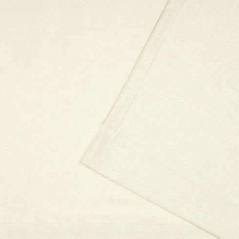 Exclusive Home Curtains EH8092-16-2108G Loha Linen Grommet Top Curtain Panel Pair, 54x108, Ivory, 2 Count