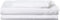 Amrapur Overseas | 3-Piece 100% Microfiber Crochet Lace Bed Sheet Set (White, Twin)