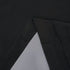 Comfort Spaces Windsor Bathroom Shower Pieced Ruffle Pattern Modern Elegant Microfiber Fabric Bath Curtains, 72x72, Black