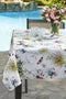 Benson Mills Indoor Outdoor Spillproof Fabric Tablecloth for Spring/Summer/Party/Picnic (Blooming Floral, 60" X 84" Rectangular)