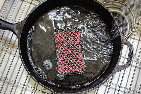 Lodge Scrubbing pad, One, Red
