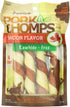 Pork Chomps Baked Pork Skin Dog Chews, 6-inch Twists, Bacon Flavor Wrap, 4 Count