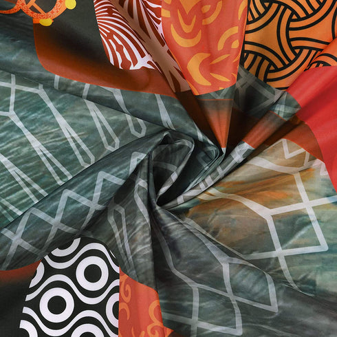Ikfashoni Black Girl Shower Curtain African Egyptian Women Shower Curtain for Bathroom Afro Women Bathroom Curtain with 12 Hooks, Fabric African Lady Bathroom Shower Curtains, 69" x 70"