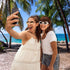 Tropical Beach Photo Booth Backdrop - 5.9x5.9ft, Perfect Party Decoration for Birthday, Wedding, Luau, Moana Party