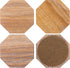 Marbco Sandstone Water Absorbent Hand Crafted Octagon Coasters for Drinks- Set of 4 - 4 inches Wide Thirsty Stone bar/Drink Coasters Made from Real Solid Stone (Without Holder, Set of 4)