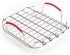 Instant Vortex Official Grill and Lifting Rack with Skewers, 6-Piece, Stainless Steel