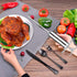 JY COOKMENT Meat Injector Syringe 2-oz Marinade Flavor Barrel 304 Stainless Steel with 3 Professional Needles 2 Cleaning Brushes and 4 Silicone O-Rings
