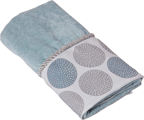 Avanti Linens Dotted Circles Collection, Hand Towel, Mineral