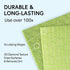 Swedish Wholesale Swedish Dish Cloths - 10 Pack Reusable, Absorbent Hand Towels for Kitchen, Counters & Washing Dishes - Cellulose Sponge Cloth - Eco Friendly Gifts - Seafoam Green