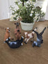 Yoga with Goats Figurines by Bella Haus Designs -Set of Five Goat Statue Action Figures, Goat Yoga Decor- 3? Goat Yoga Poses