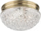 Westinghouse Lighting 6661000 2lite Ab Clear Faceted Glass