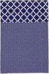 DII Fridge Liner Collection Non-Adhesive, Cut to Fit, 12x24, Navy Lattice, 6 Piece