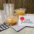 2 Ounce Compostable Biobased Plastic Cups and Lids - 100 Pack