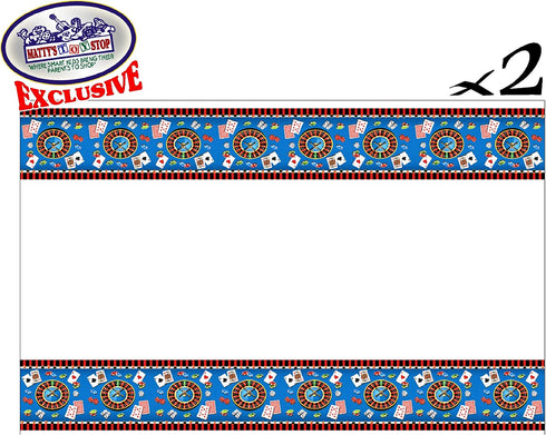 Deluxe Casino Night Theme Party Supplies Set for 20 People, Includes 20 Large Plates, 20 Small Plates, 20 Napkins, 20 Cups & 2 Table Covers - Perfect for Casino Night or Birthday (82 Pieces Total)