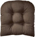 Klear Vu Omega Non-Slip Universal Pads Cushions for Dining, Office Chair, 17"x 17" x 3", 2 Pack, Chestnut 2 Count