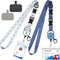 Cruise Lanyards, 2 Pack Adjustable Lanyard with Retractable Badge Key Reel, Phone Tether Tab and Waterproof ID Badge Holder for All Cruises Key Cards (Style B)