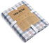 Casa De Lan Dark Pink-Blue-Grey 100% Ring Spun Cotton Multicolour Checks Tablecloth Mitered Stitched | for Kitchen Dining | Decoration | Parties | Weddings | (Rectangle, 60"X104")