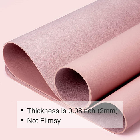 Marvelistic Large Leather Desk Pad - Nonslip Artgerm Illustrated Desks Mat Blotter Accessories for Men & Women. Extended Pad at Home Office for Work or Gaming When Using Desktop Laptop. (36"x17" Pink)